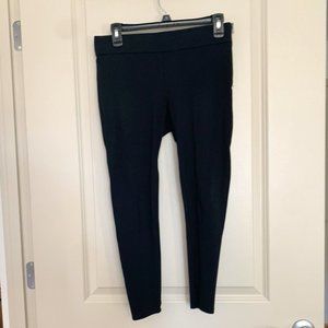 Black, Leggings pants with pockets